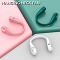 GRNSHTS Portable Neck Fan, Mini Neck Air Conditioner with 3 Adjustable Speeds, Wearable Neck Fan Bladeless Cooler for Office Room Outdoo (Green)