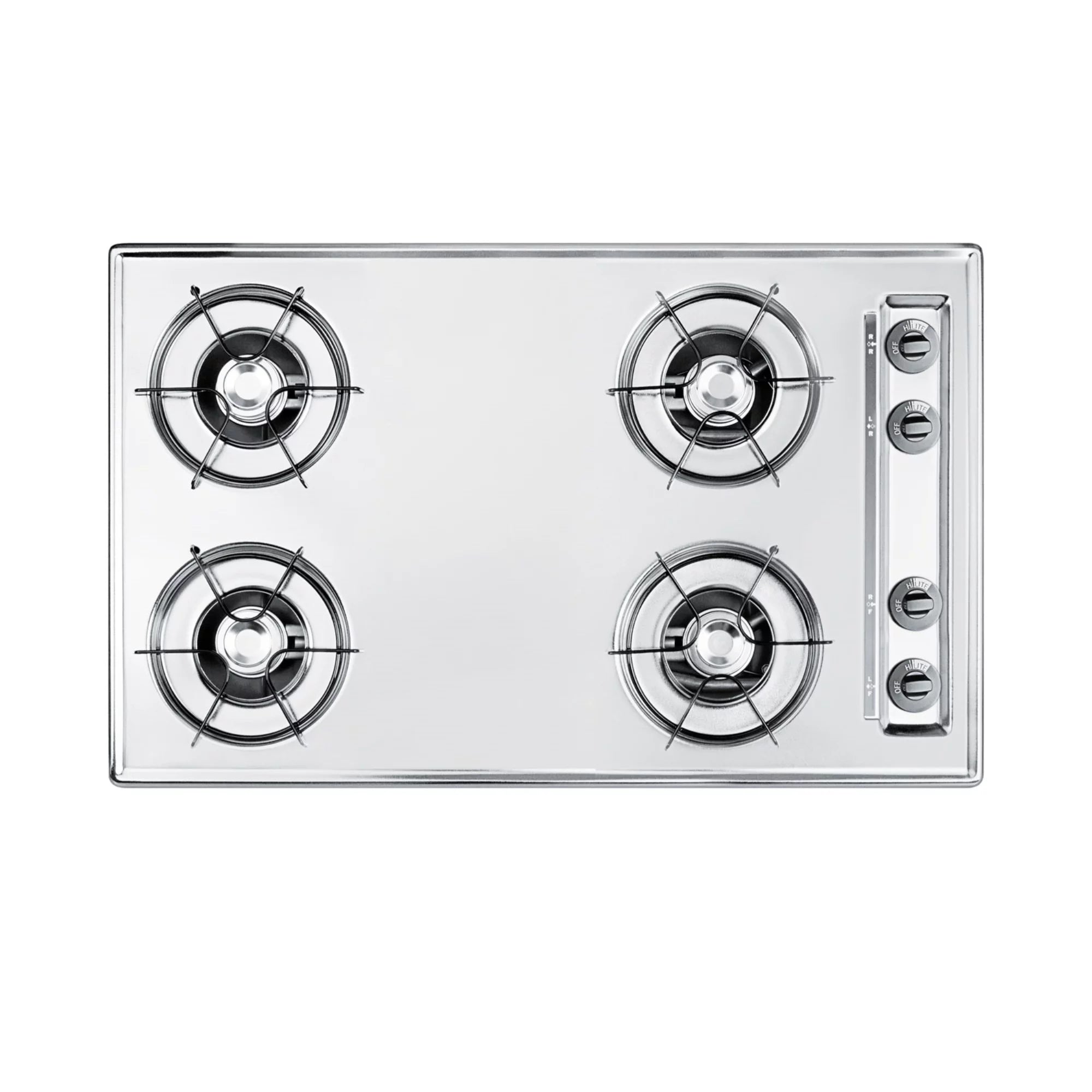 30 Wide 4-Burner Gas Cooktop