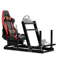 Supllueer F1 Racing Simulator Cockpit with Gaming Seat Fit Logitech G920 Thrustmaster T300 Fanatec