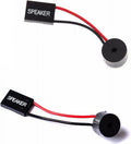 2-Pack PC Motherboard Internal Speaker Mini Plug Speaker Desktop Computer Case DIY Internal BIOS Beep Alarm Buzzer