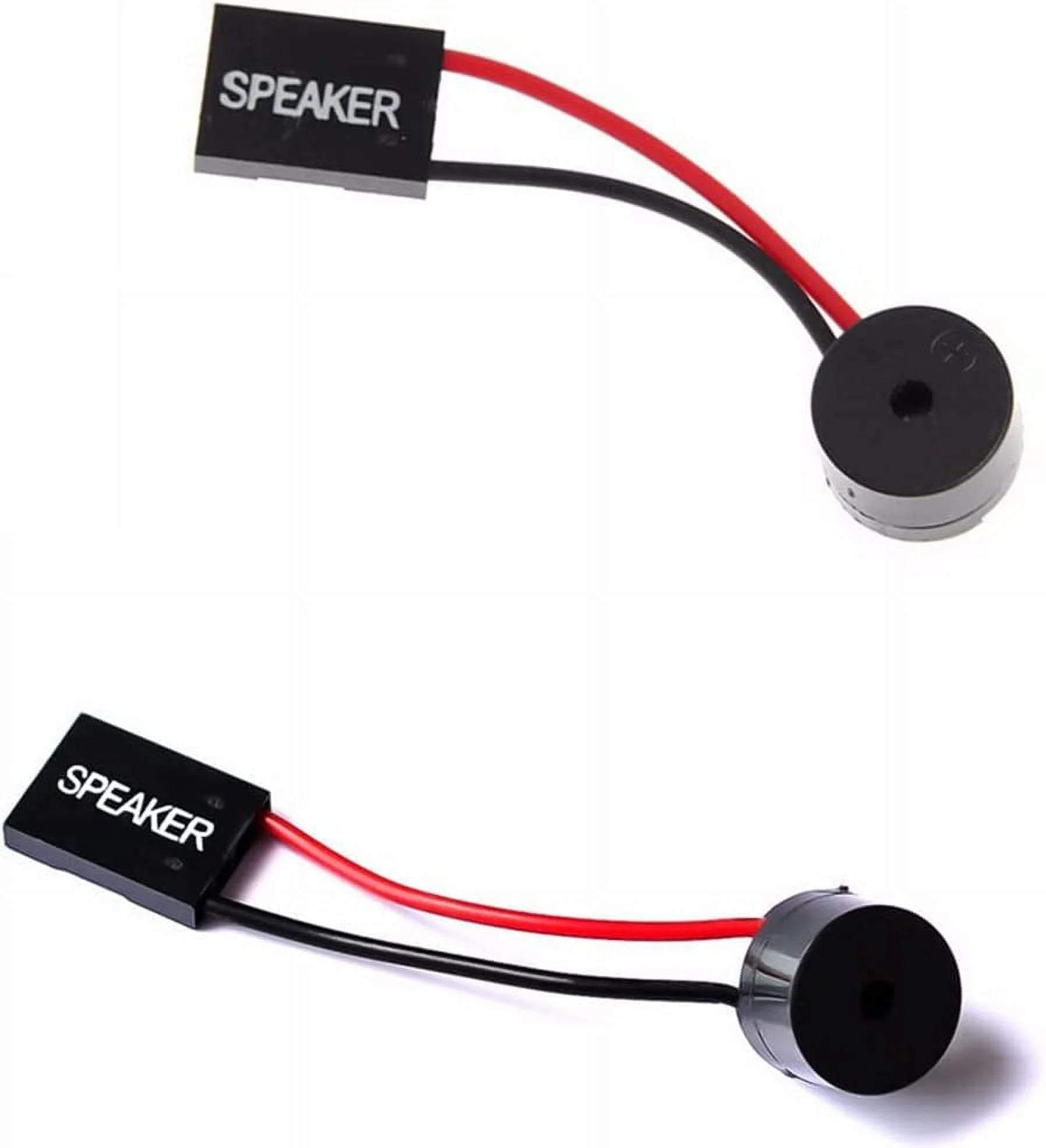 2-Pack PC Motherboard Internal Speaker Mini Plug Speaker Desktop Computer Case DIY Internal BIOS Beep Alarm Buzzer