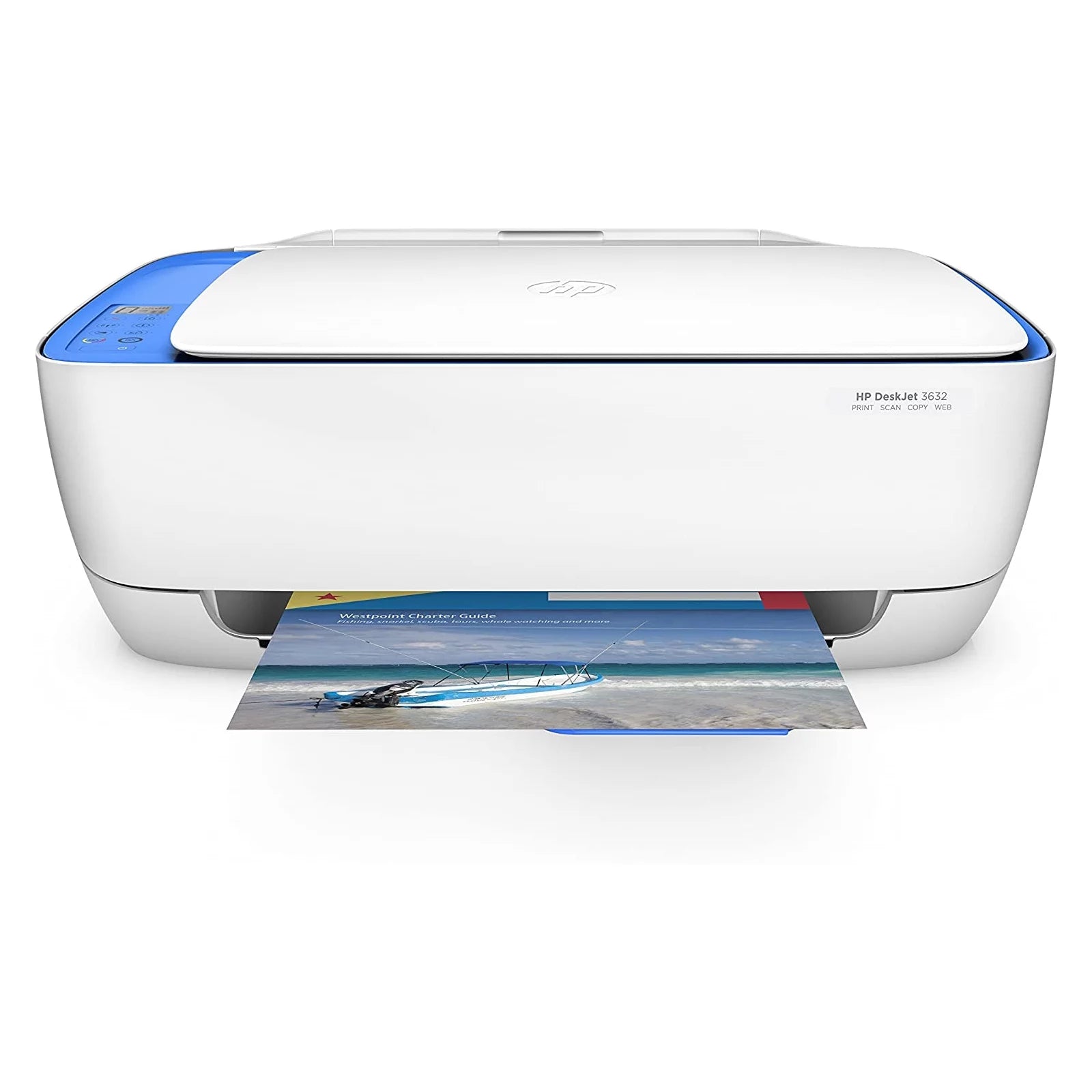 HP DeskJet 3632 All-in-One Wireless Printer, Print Copy Scan, HP Instant Ink