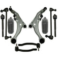 10-pc Suspension Kit Control Arms Tie Rods Sway Bar Ends For Nissan 09-14 Maxima