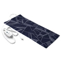 Pure Enrichment PureRelief Express Designer Series Electric Heating Pad - 12¡± x 24¡± Fast-Heating with 4 Heat Settings, Machine-Washable Fabric, & 2-Hour Auto Safety Shut-Off - Navy Graphic