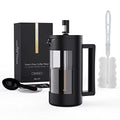 French Press Coffee Maker with Fine Filter System - 12 oz - Pure Flavorful Coffee