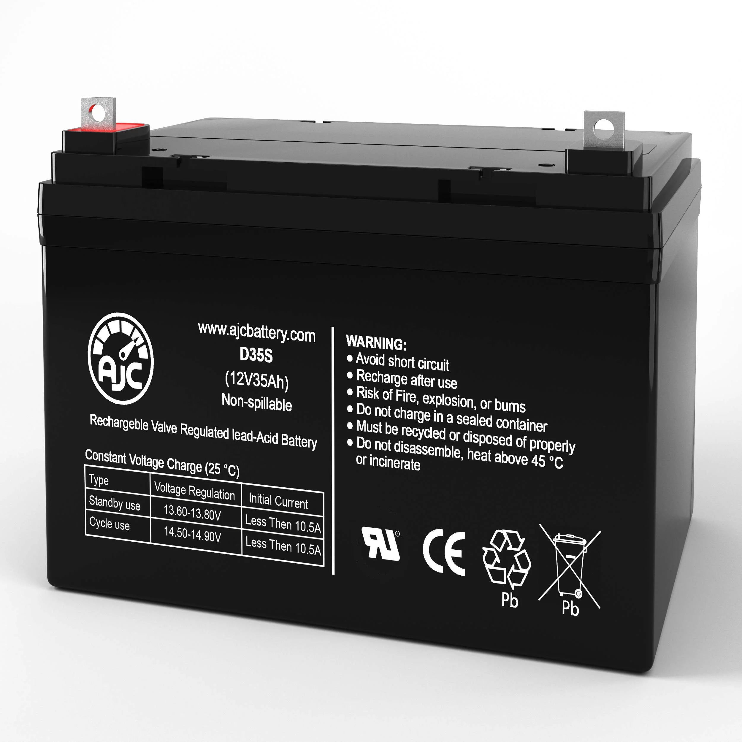 Minuteman Enterprise E700RM1U 12V 35Ah UPS Battery - This Is an AJC Brand Replacement