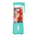 Fresh Fab Finds  Portable Fruit Blender - 450ML/15.2OZ, 6 Blades, Rechargeable - Perfect for Shakes, Smoothies, and Juice - Mini Mixer for Outdoor, Gym, Office