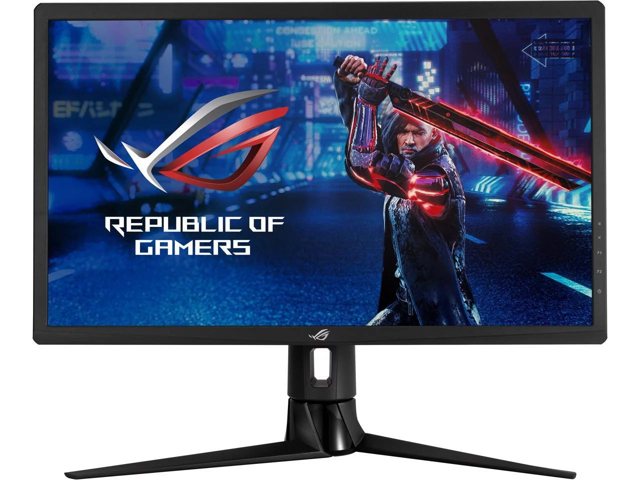 ASUS ROG Strix 27 4K HDR 144Hz DSC XG27UQR UHD 3840 x 2160 IPS 1ms, Extreme Low Motion Blur, DisplayHDR 400, DCI-P3 90%, G-SYNC Compatible, DisplayPort, HDMI, USB 3.0 Height Adjust Gaming Monitor