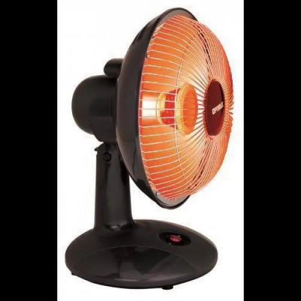 Optimus Heater 9 in. Dish 300W Ultra Quiet Handle