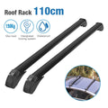 Universal Car Top Roof Rack Cross Bar, 43.3 Luggage Carrier Aluminum w/ Lock, for Cargo Transportation