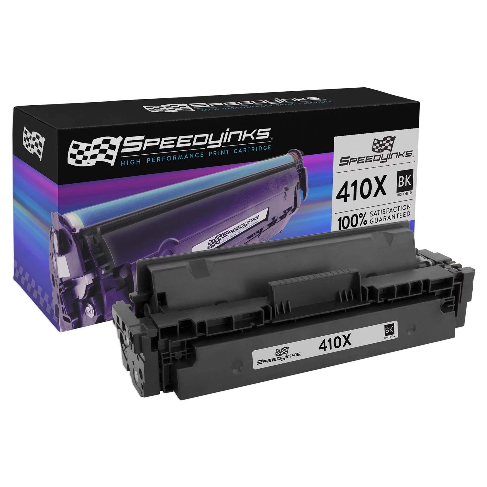 SPEEDYINKS Compatible Replacement for HP CF410X 410X Toner Cartridge High Yield (Black) For use in HP Color LaserJet Pro MFP M477fdn M477fdw, M477fnw, M452dn, M452dw and M452nww