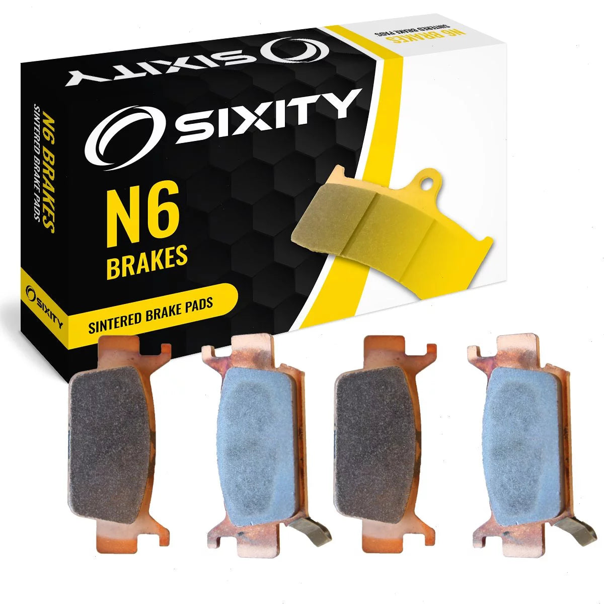 Sixity N6 Sintered Brake Pads FA141 FA141 Front Rear Replacement Kit