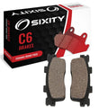 Sixity C6 Ceramic Brake Pads FA498 Front Replacement Kit
