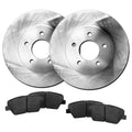 Hart Brakes Rear Brakes and Rotors Kit |Rear Brake Pads| Brake Rotors and Pads| Ceramic Brake Pads and Rotors |fits 2005-2013 Audi A3; Volkswagen Bora, Golf, Jetta, Rabbit
