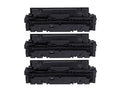PrinterDash Compatible Replacement for Color LaserJet Enterprise M455/M480/PRO M454/M479 Series Black High Yield Toner Cartridge (3/PK-7500 Page Yield) (NO. 414X) (W2030XC_3PK)