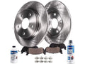 Rear Brake Pad and Rotor Kit - Compatible with 2002 - 2004 Honda Odyssey 2003