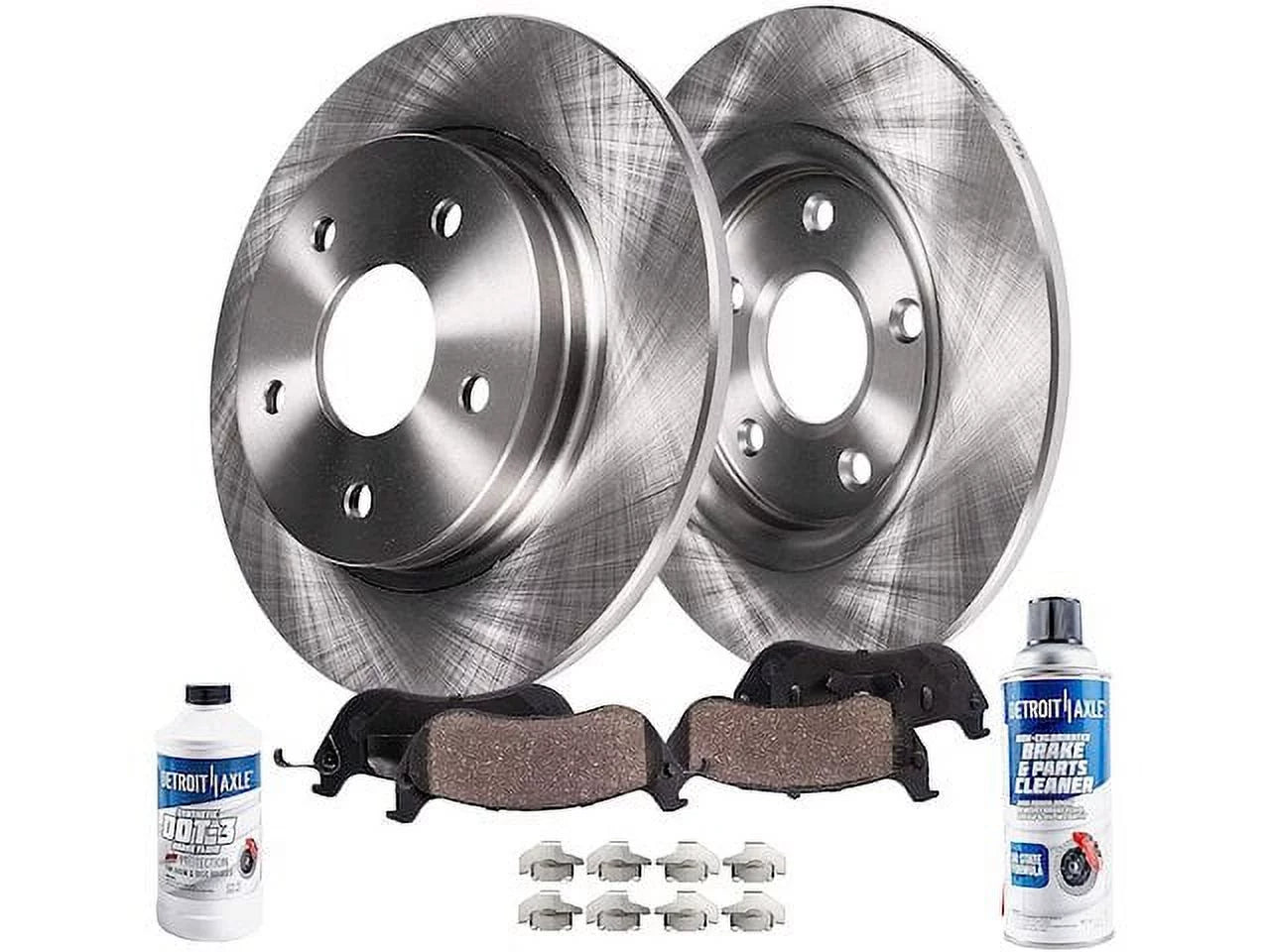 Rear Brake Pad and Rotor Kit - Compatible with 2002 - 2004 Honda Odyssey 2003