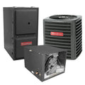 2.0 ton 14.3 seer 96% 40,000 btu goodman gas furnace and air conditioner system horizontal flow