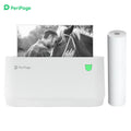 PeriPage A9s MAX Mini Portable Photo Mobile Printer 304dpi BT Wireless Thermal Printer Receipt Label Maker Sticker Support 107mm/77mm/57mm Paper Width Compatible with Android iOS Windows for Photo Wor