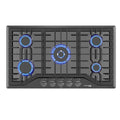36 in. NG/LPG Convertible Gas Cooktop in Porcelain Enamel with 5-Burners