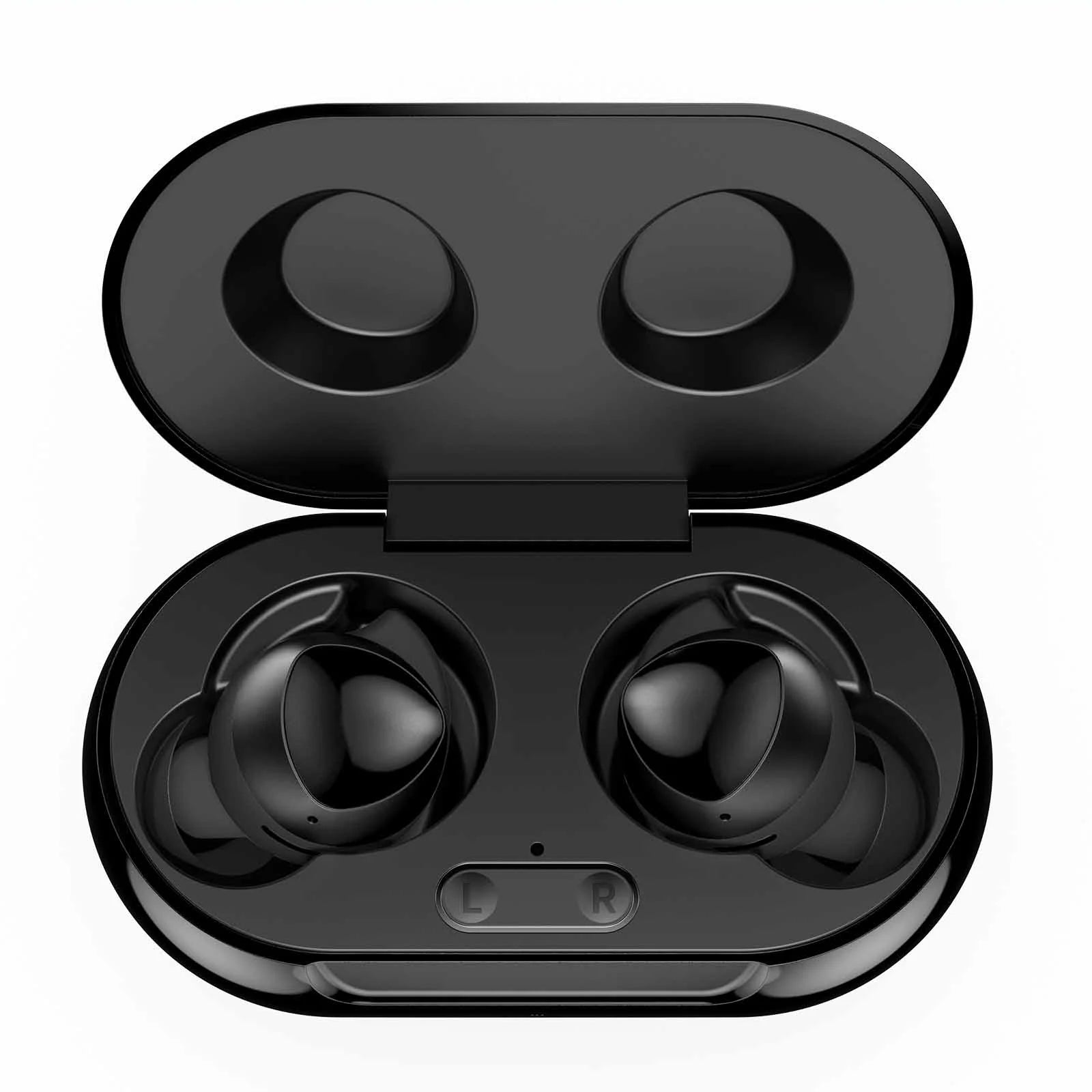 UrbanX Street Buds Plus True Bluetooth Wireless Earbuds For Samsung Gear S2 With Active Noise Cancelling (Charging Case Included) Black
