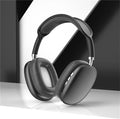 Wireless Bluetooth Headphones with Microphone, Rechargeable Stereo Over Ear Headphones with Foldable Earmuffs, Noise Reduction Headset with 12Hrs Playtime, Volume Control, SD Solt, Black