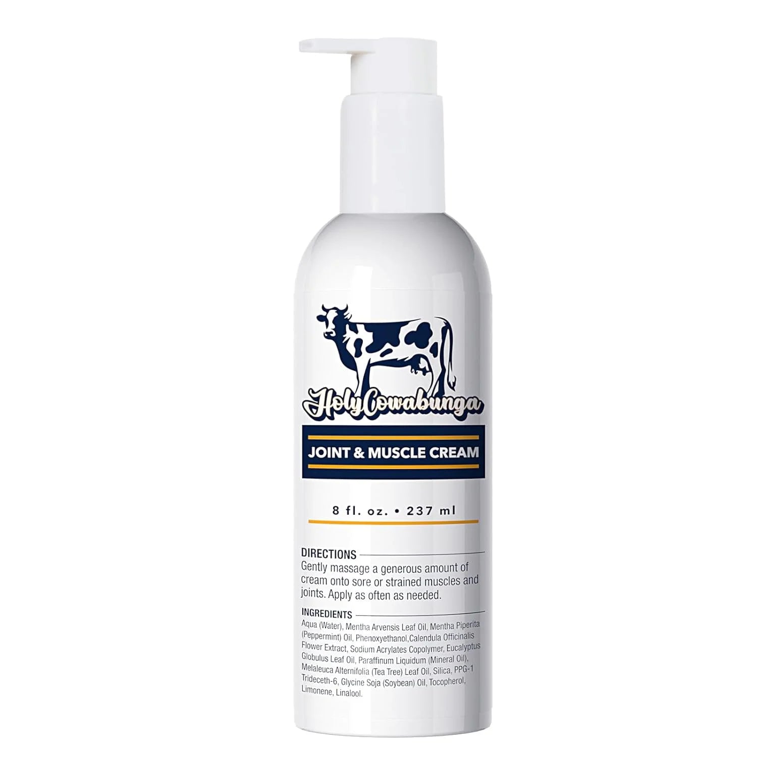 Bob and Brad Holy Cowabunga Joint & Muscle Therapy Pain Relief & Recovery Cream, 8 FL OZ