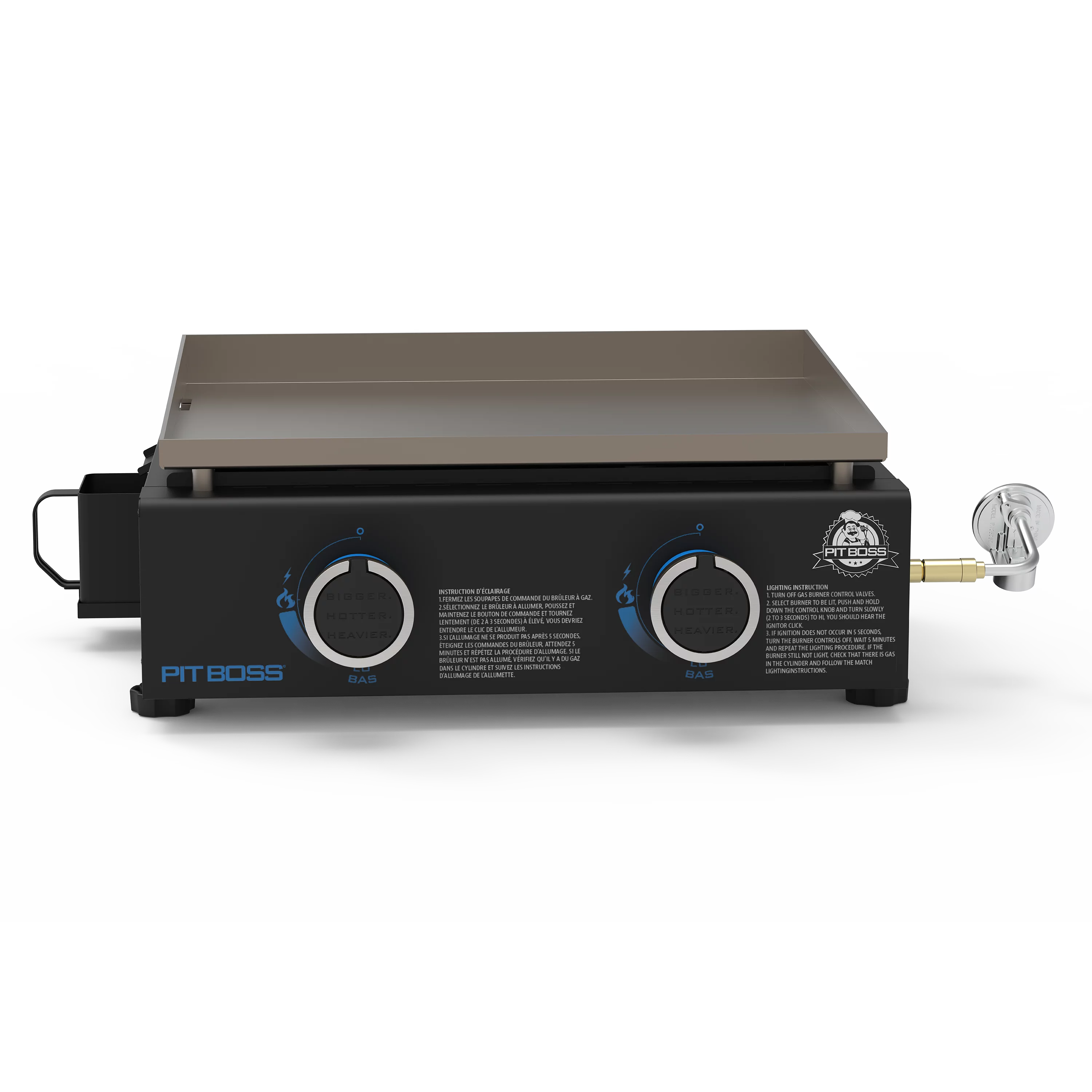 Pit Boss 2-Burner Tabletop Propane Gas Griddle
