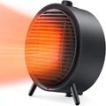 1500-Watt Portable Energy Efficient Warm Air Blower Ceramic Small Space Personal Mini Electric Heater Home and Office