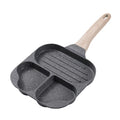 Nonstick Egg Frying Pan Egg Cooker Pan Divided Grill Frying Pan Omelet Pan Breakfast Frying Pan Egg Frying Pan for Cooking