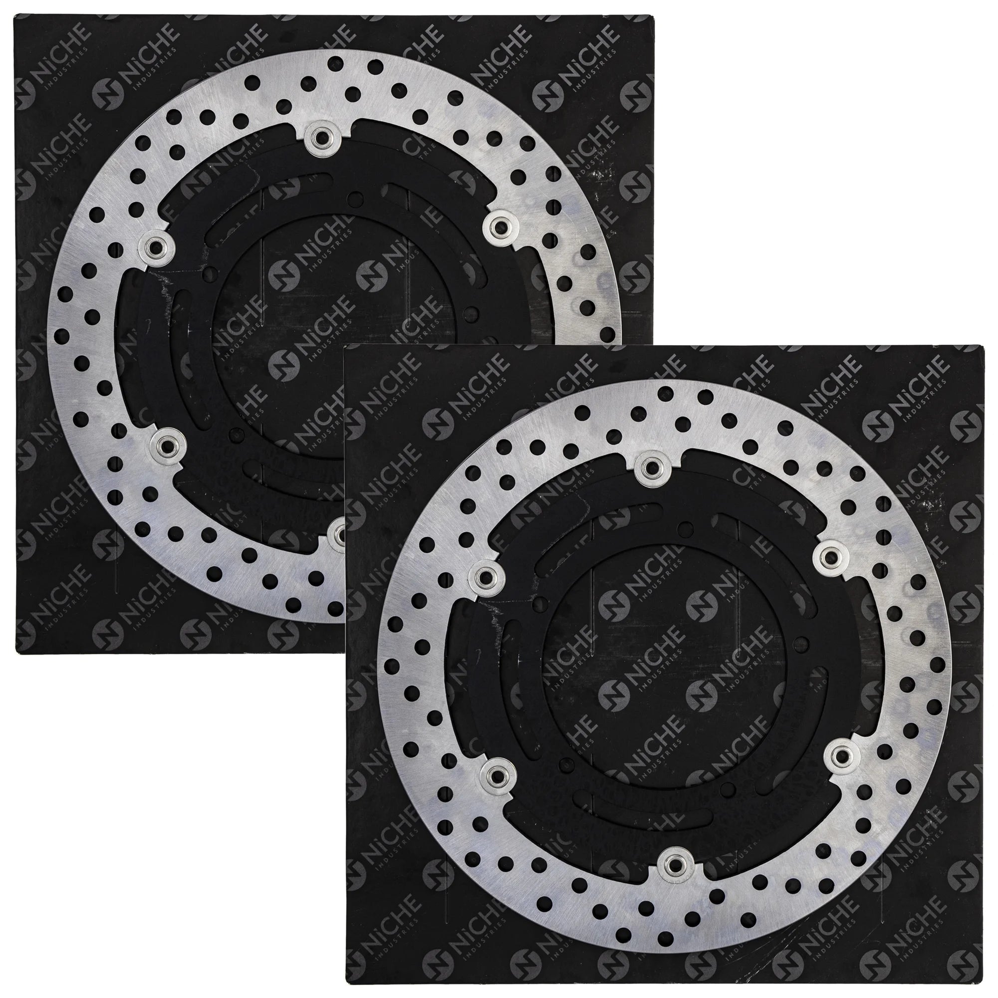 Niche Front Brake Rotor for Yamaha YZF R6 FZ8 Motorcycle 2 Pack 519-CRT2395R