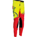 Moose Racing Qualifier Youth MX Offroad Pants Red/Yellow/Blue 18 USA