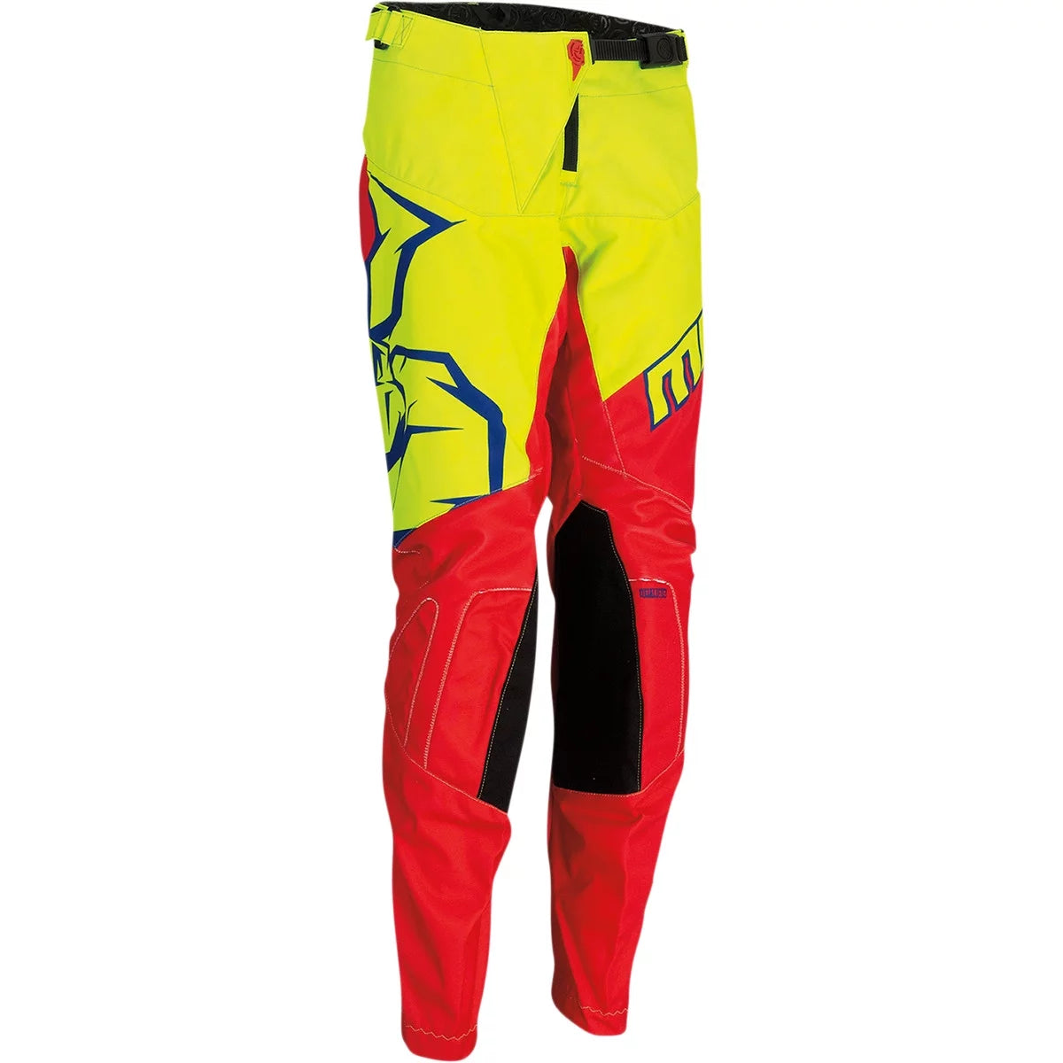Moose Racing Qualifier Youth MX Offroad Pants Red/Yellow/Blue 18 USA