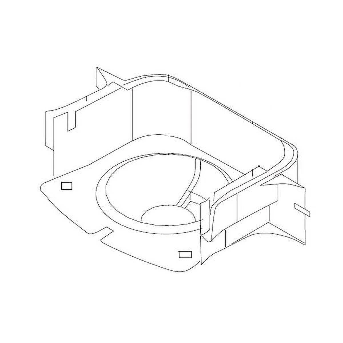 WHIRLPOOL WPW10363507 REFRIGERATOR SHROUD - OEM PART