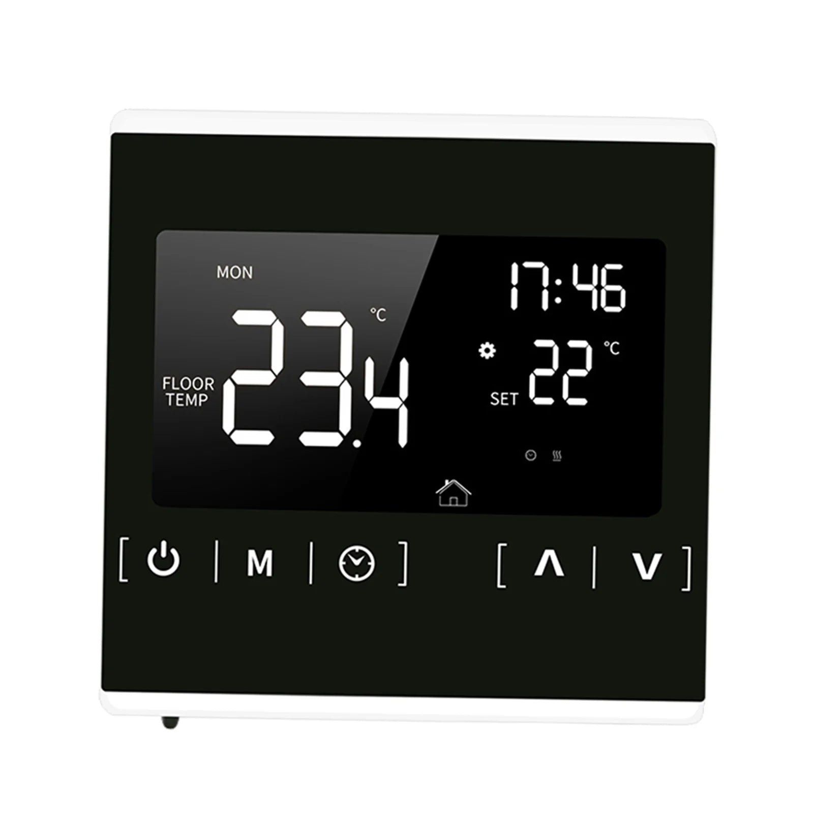 Apexeon Smart LCD Touchscreen Thermostat for Home Programmable Electric Floor Heating System , Advanced Temperature Control for Energy,Efficient Homes