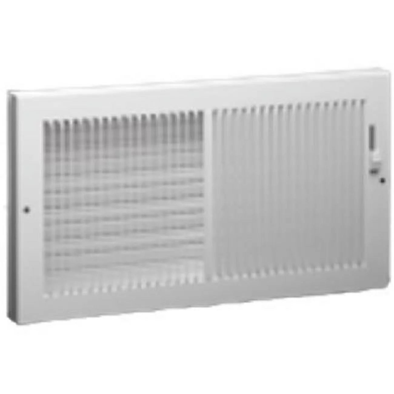 American Metal Products 367W12X6 White Baseboard Register- 12 x 6 in