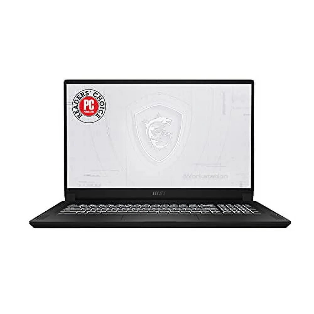 MSI WS76 Workstation Laptop: 17.3 144Hz FHD 1080p, Intel Core i9-11900H, NVIDIA Quadro RTX A5000, 64GB, 1TB SSD, Thunderbolt 4, WiFi 6E, TPM2.0 Fingerprint, Win10 PRO, Black (11UM-468)