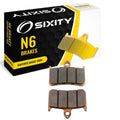 Sixity N6 Sintered Brake Pads FA187 Rear Replacement Kit