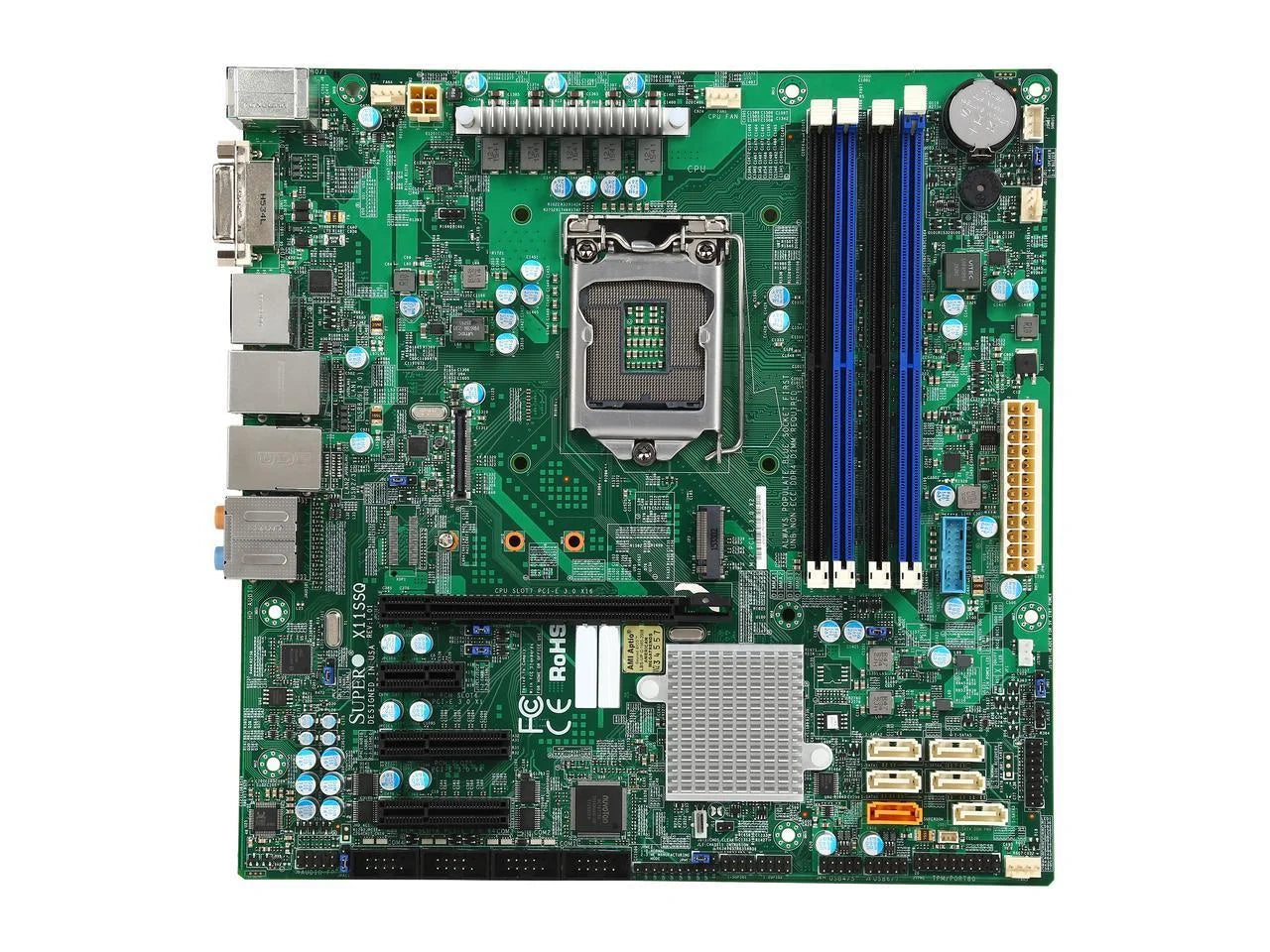 Supermicro X11SSQ Server Motherboard - Micro ATX - Socket LGA 1151 Intel Q170 DDR3 1600