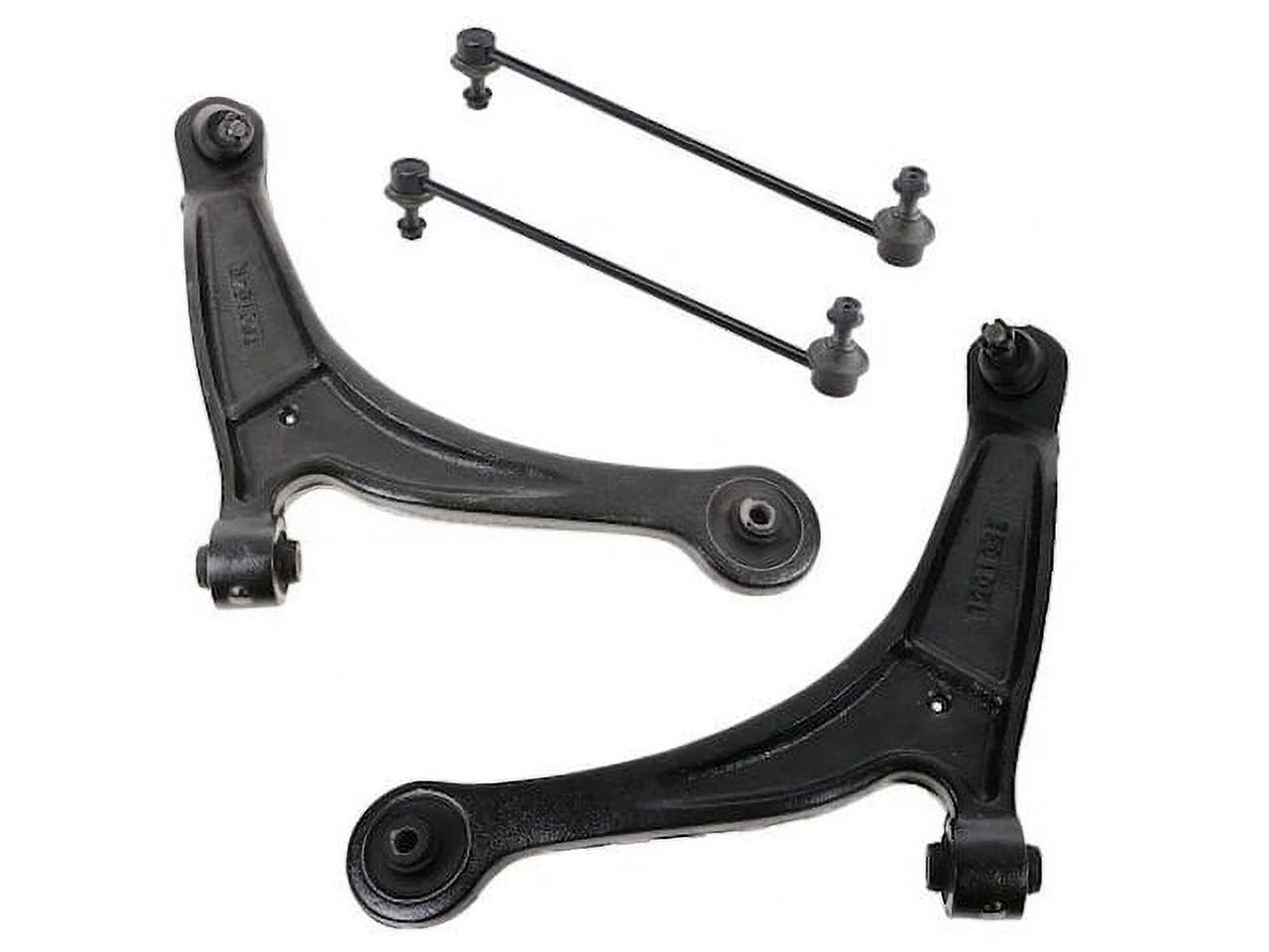 Front Control Arm Ball Joint Sway Bar Link Kit 4 Piece - Compatible with 2006 - 2014 Honda Ridgeline 2007 2008 2009 2010 2011 2012 2013
