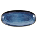 Ceramic Sushi Plate Fish Fruit Dish Food Tray Food Serving Plate Snack Plate for Home Restaurant Hotel (Blue Large Sizes)