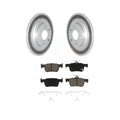 Transit Auto - Rear Coated Disc Brake Rotors And Ceramic Pads Kit For Honda Civic KGC-101416