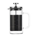 10oz Double-Walled French Press Coffee Pot - Made with Heat-Resistant Borosilicate Glass and High-Density Stainless Steel Filter
