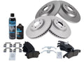 Front and Rear Brake Pad and Rotor Kit - Compatible with 2011 - 2012 Audi Q5