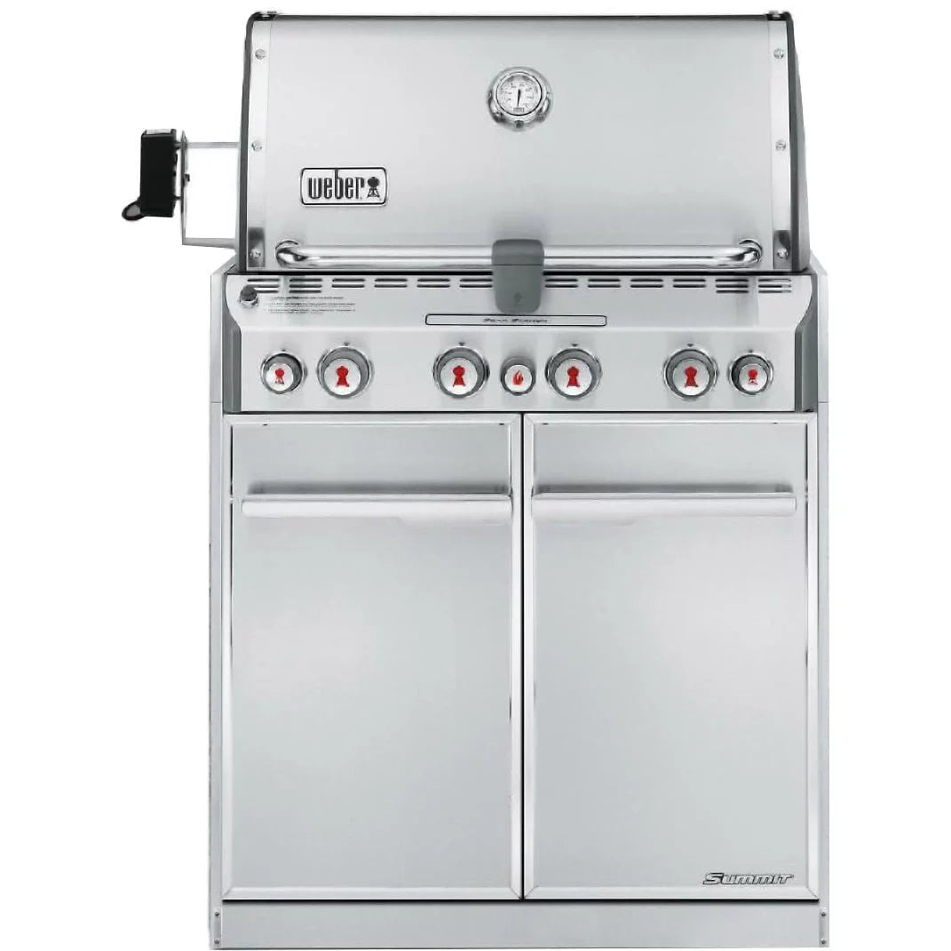 Summit S-460 Gas Grill Stainless Steel NG Built-In