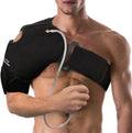 NatraCure Cold / Hot Shoulder Wrap, Shoulder Brace for Pain Relief - Cool or Heating Pad for Rotator Cuff Injuries, Surgery - 6032 (Fits chests up to 50 Inches)