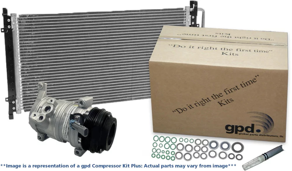 Global Parts Distributors 9641608A Compressor Kit Plus Fits select: 2008-2009 HYUNDAI SANTA FE
