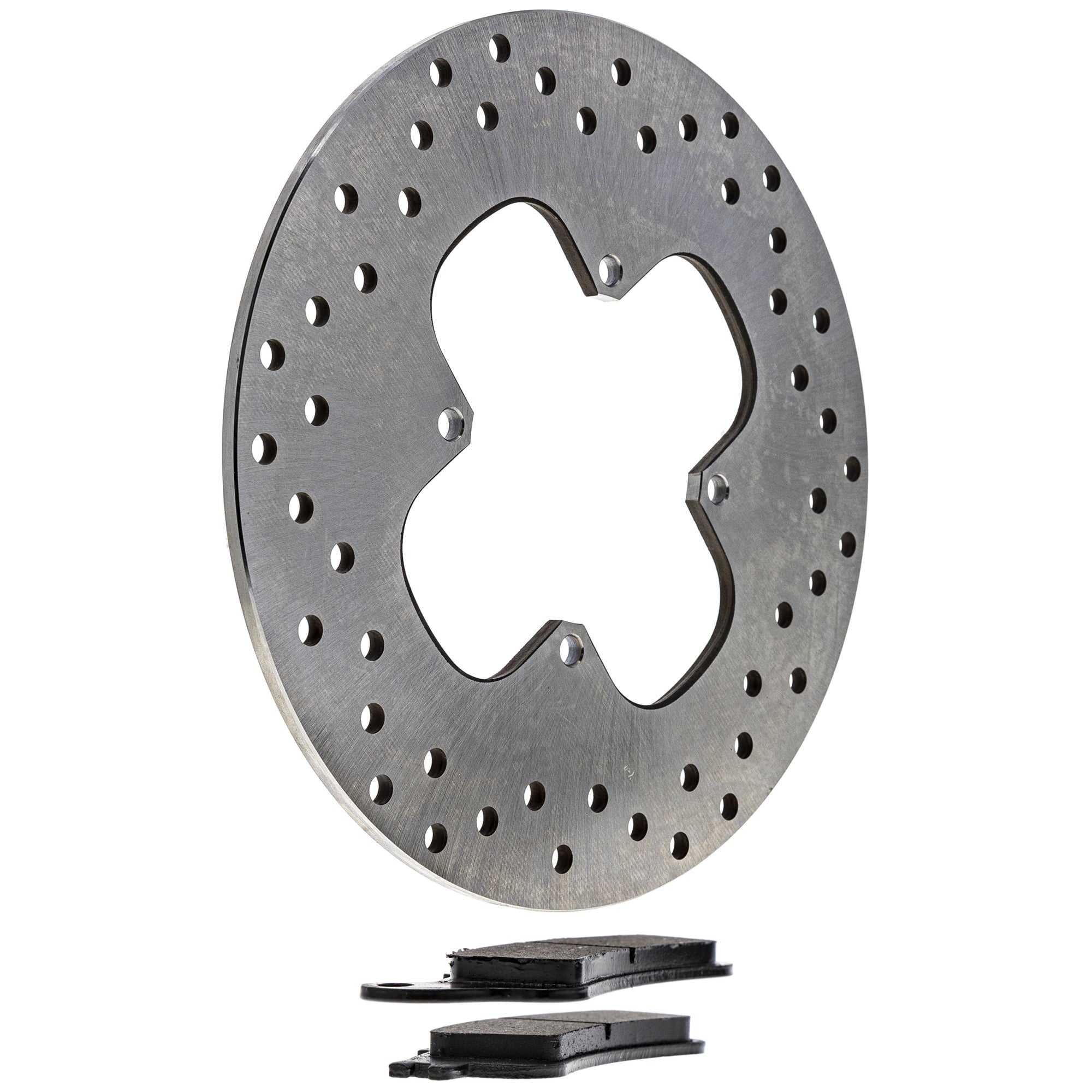 Niche Rear Left Brake Rotor Pad Kit for Honda 06435-MEJ-026 Motorcycle MK1007301