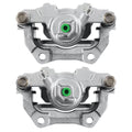 AutoShack Rear New Brake Calipers Assembly with Bracket Set of 2 Driver and Passenger Side Replacement for 2011 2012 2013 2014 2015 2016 2017 Honda Odyssey 3.5L V6 FWD