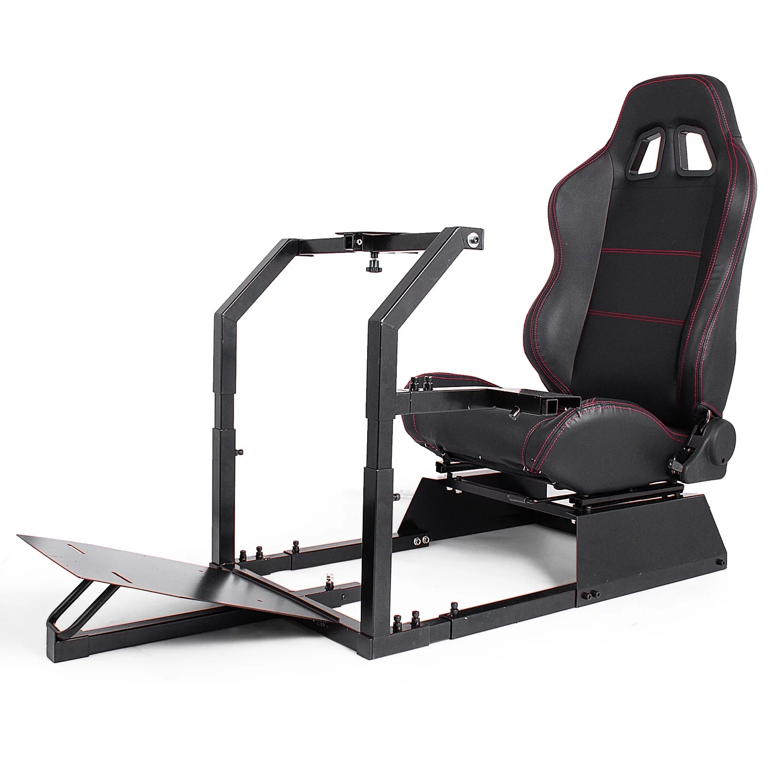 BENTISM Racing Seat Simulator Cockpit Height Adjustable Racing Steering Wheel Stand Fit for Logitech G25, G27, G29, G920